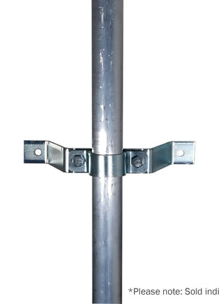 Elumen8 Pipe To Wall Bracket 100mm Zinc