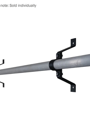 Elumen8 Pipe To Wall Bracket 100mm Black