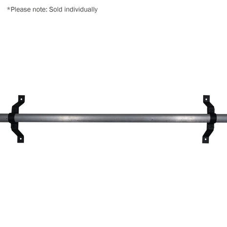 Elumen8 Pipe To Wall Bracket 100mm Black