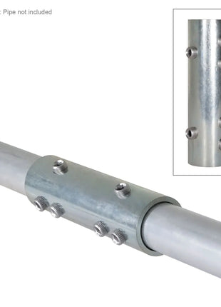 Elumen8 48.3mm Scaffold Tube Joiner - Zinc