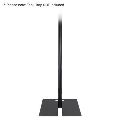  3m Aluminium Tube - 48.3 x 4mm Stage Black