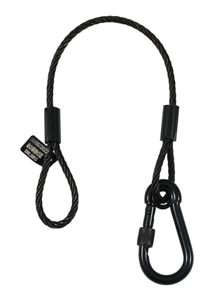 Equinox 35cm Black Stainless Steel Safety Wire 50kg