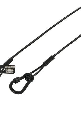 Equinox 75cm Black Stainless Steel Safety Wire 50kg
