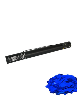 Equinox Electric Confetti Cannon 50cm Blue Metallic