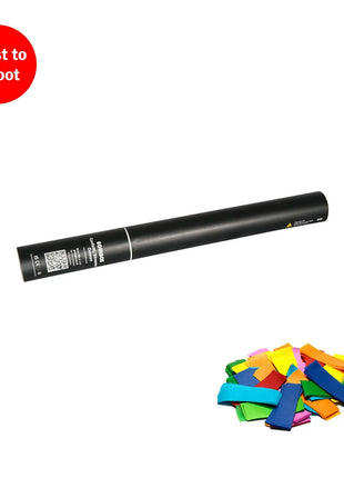 Equinox Handheld Confetti Cannon 50cm Multicoloured