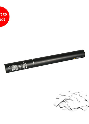 Equinox Handheld Confetti Cannon 50cm White