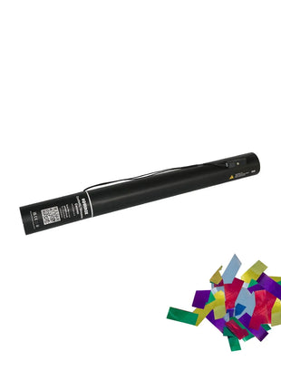 Equinox Electric Confetti Cannon 50cm Multicoloured Metallic