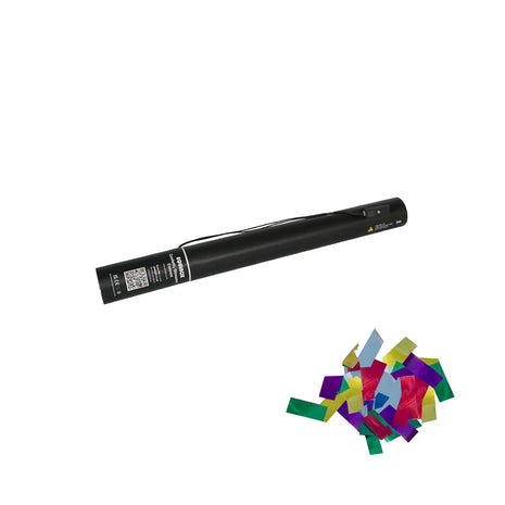 Equinox Electric Confetti Cannon 50cm Multicoloured Metallic