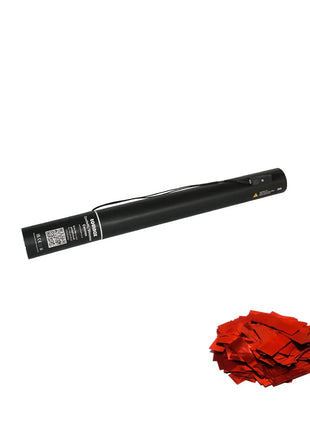 Equinox Electric Confetti Cannon 50cm Red Metallic