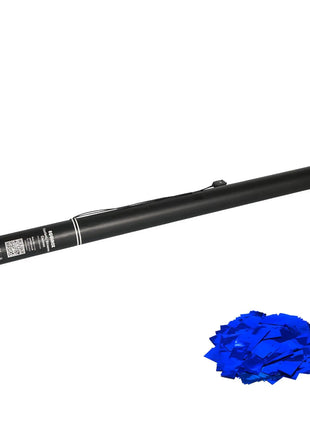 Equinox Electric Confetti Cannon 80cm Blue Metallic