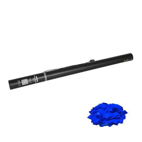 Equinox Electric Confetti Cannon 80cm Blue Metallic
