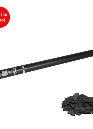 Equinox Handheld Confetti Cannon 80cm Black