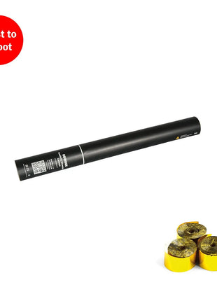 Equinox Handheld Streamer Cannon 50cm Gold Metallic