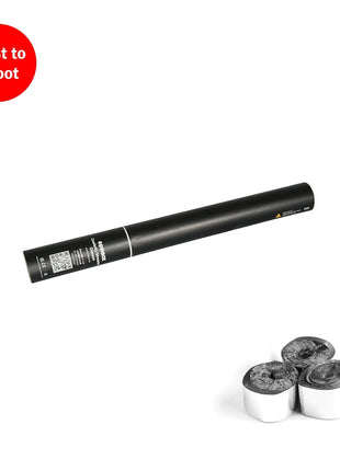 Equinox Handheld Streamer Cannon 50cm Silver Metallic