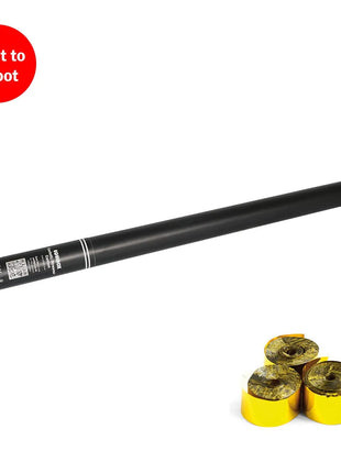 Equinox Handheld Streamer Cannon 80cm Gold Metallic