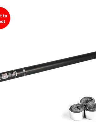 Equinox Handheld Streamer Cannon 80cm Silver Metallic