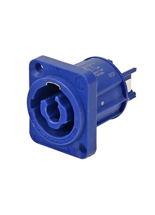 Neutrik powerCON A-type Chassis Connector Blue NAC3MPXXA