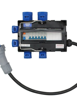 Elumen8 ISCHL Distribution Box 63A 230V In 2 x 32A + 4 x 16A Out