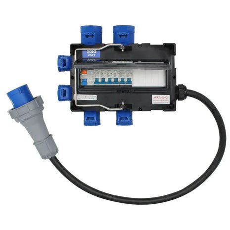 Elumen8 ISCHL Distribution Box 63A 230V In 2 x 32A + 4 x 16A Out