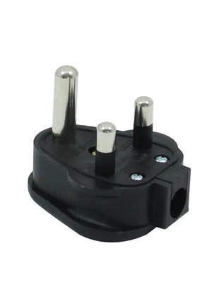 Masterplug 15A HD Round Pin Mains Plug Black (HDPT15B)