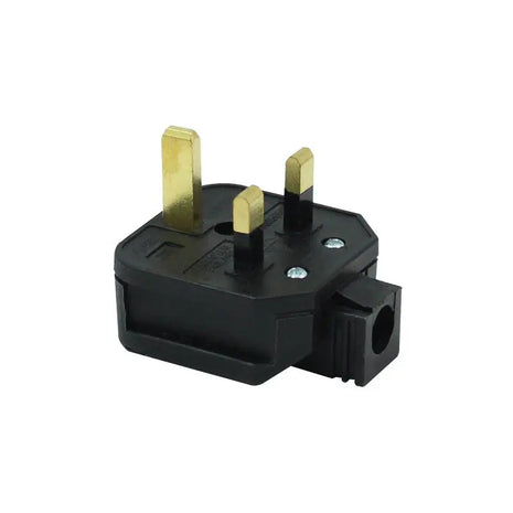 Masterplug 13A HD Mains Plug Black (HDPT13B)
