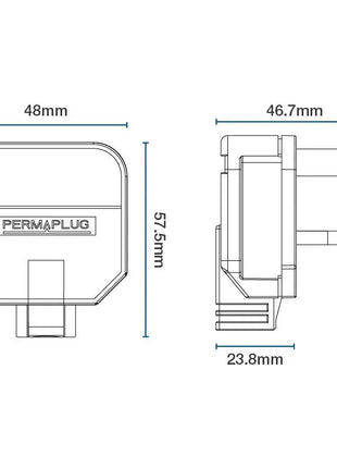 Masterplug 13A HD Mains Plug Black (HDPT13B)