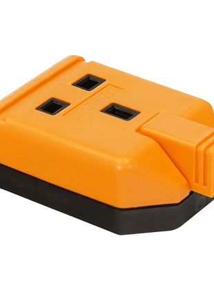 Masterplug 1 Gang 13A HD Mains Socket Orange (ELS13O)