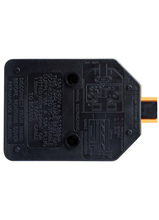 Masterplug 1 Gang 13A HD Mains Socket Orange (ELS13O)