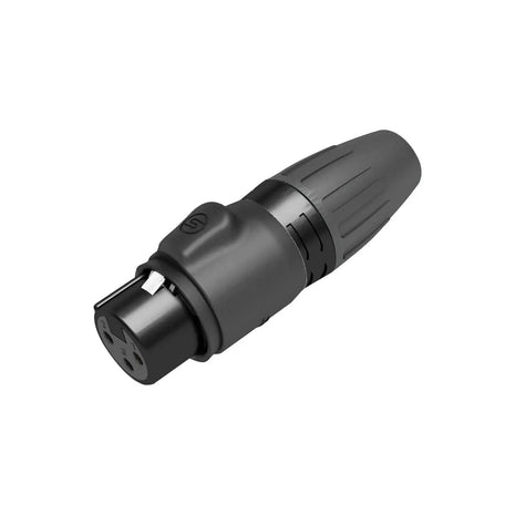 Seetronic 3-Pin Female XLR IP65 Black SCWF3-B