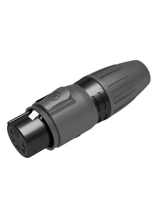 Seetronic 5-Pin Female XLR IP65 Black SCWF5-B