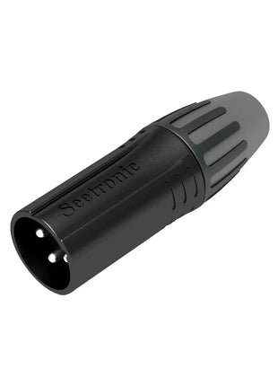 Seetronic 3-Pin Male XLR Black SCMM3-B