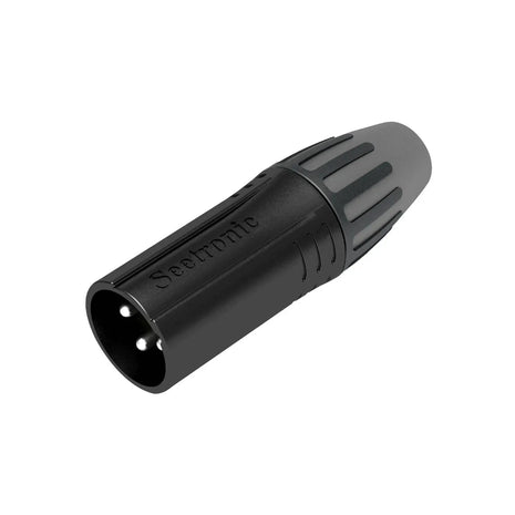 Seetronic 3-Pin Male XLR Black SCMM3-B