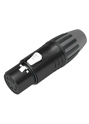 Seetronic 5-Pin Female XLR Black SCMF5-B