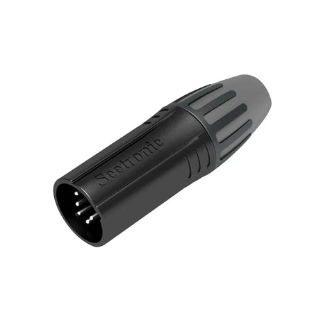 Seetronic 5-Pin Male XLR Black SCMM5-B