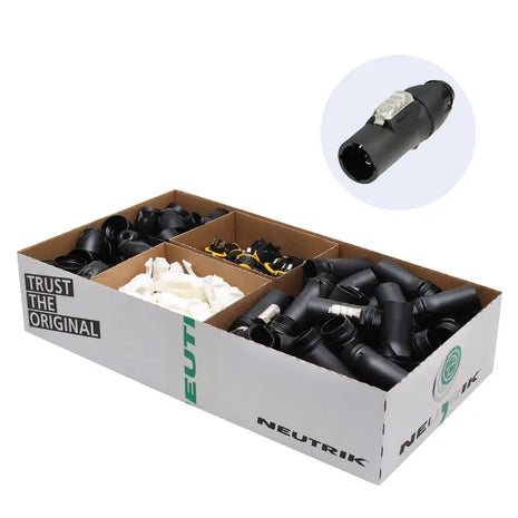 Neutrik powerCON TRUE1 Connector NAC3MX-W-TOP-D (Pack of 50)