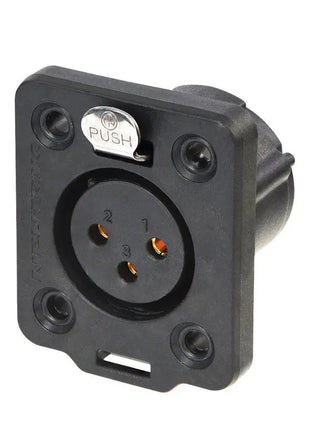 Neutrik XLR 3-pin Female Chassis Socket NC3FDX-TOP