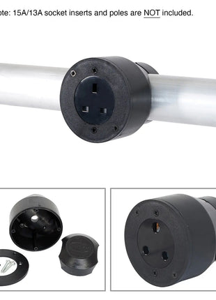 Robolights Black Smart Socket Set for 13A/15A (SSS/15A/B)