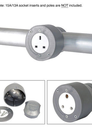 Robolights Grey Smart Socket Set for 13A/15A (SSS/15A/G)