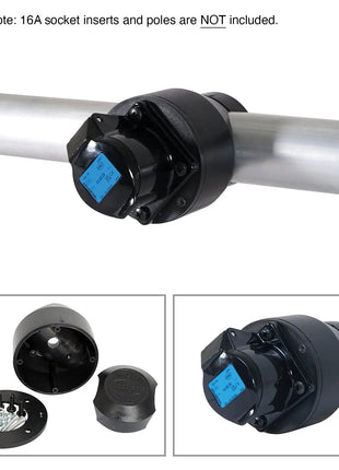 Robolights Black Smart Socket Set for 16A (SSS/16A/B)