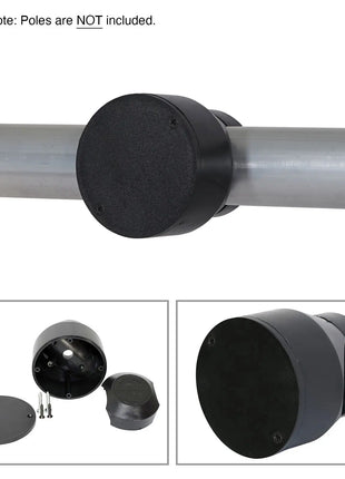 Robolights Black Smart Socket Set with Blank Lid (SSS/B/B)