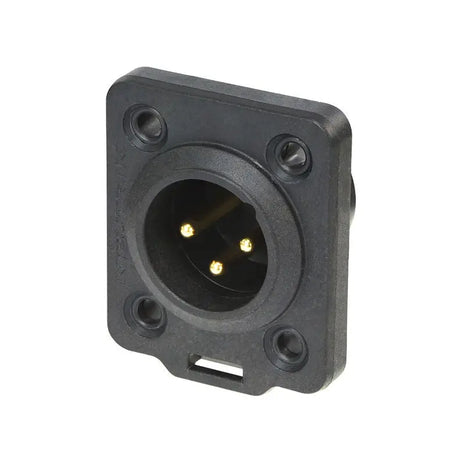 Neutrik XLR 3-pin Male Chassis Socket NC3MDX-TOP