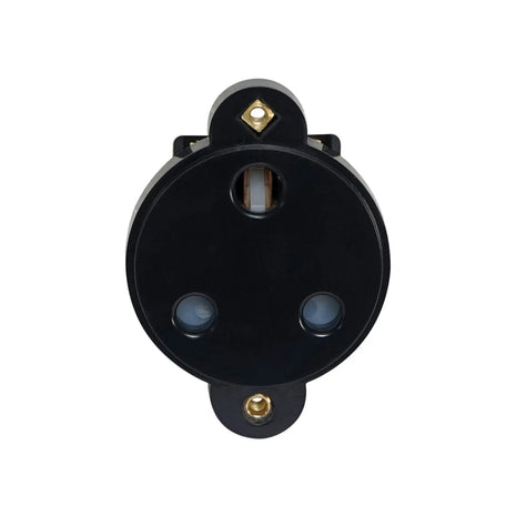 Robolights 15A Socket Insert Black (15APS/B)