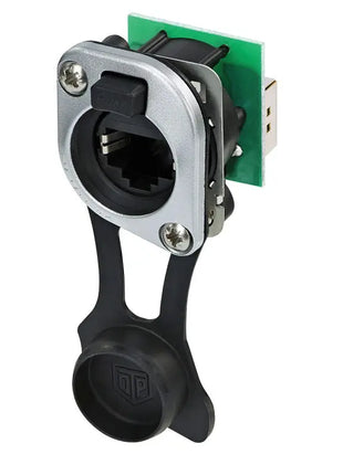 Neutrik RJ45 Feedthrough Socket with Sealing Kit NE8FDP-TOP