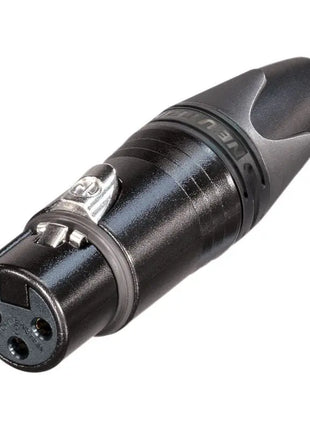 Neutrik XLR 3-Pin Female Socket Black NC3FXX-B