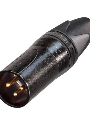 Neutrik XLR 3-Pin Male Plug Black NC3MXX-B