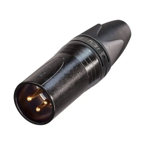 Neutrik XLR 3-Pin Male Plug Black NC3MXX-B
