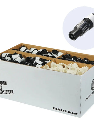 Neutrik powerCON FXX B-type Connector NAC3FXXB-W-S-D (Pack of 100)