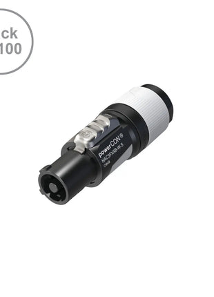 Neutrik powerCON FXX B-type Connector NAC3FXXB-W-S-D (Pack of 100)