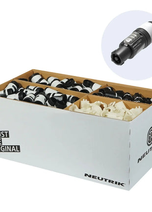 Neutrik powerCON FXX B-type Connector NAC3FXXB-W-L-D (Pack of 100)