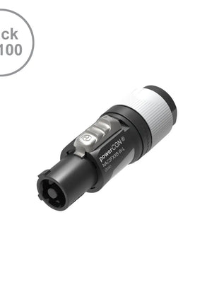 Neutrik powerCON FXX B-type Connector NAC3FXXB-W-L-D (Pack of 100)